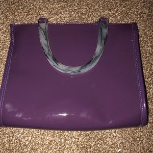 Purple Neiman Marcus bag